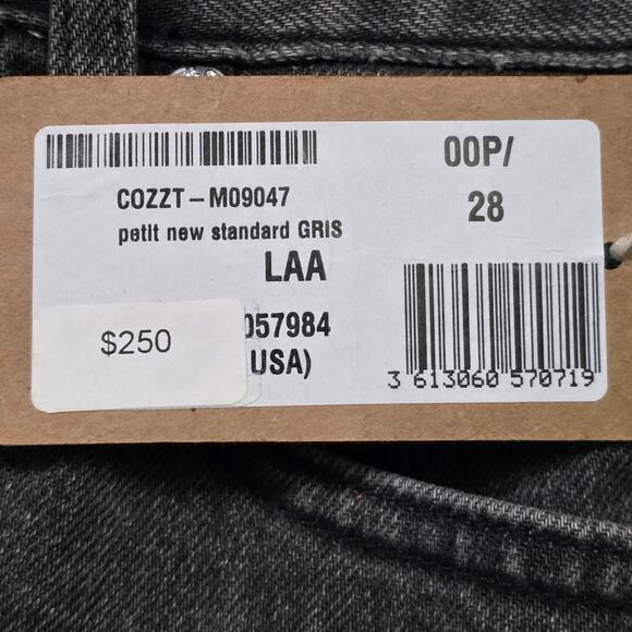 APC Petit New Standard Jeans Men 28 Dark Grey Denim Slim Fit - Picture 4 of 8